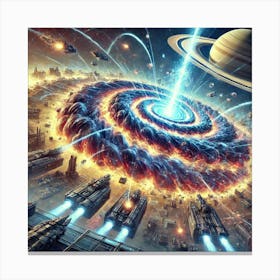 Graviton Maelstrom Singularities 1024x1024 Canvas Print