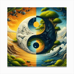 Yin Yang 5 Canvas Print