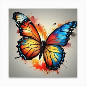 Butterfly Painting 151 Canvas Print