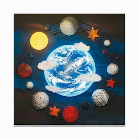 A Unique Wall Art Piece With A Cosmic Theme There Wpcm9w6vsjyddniegrerqq S9bwqm9fqlujttp1ssguww Canvas Print