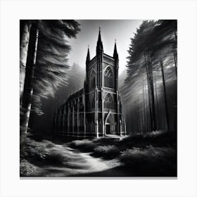 Church In The Woods 10 Canvas Print