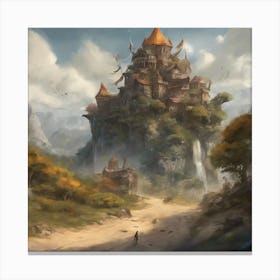 Fantasy Castle 57 Canvas Print