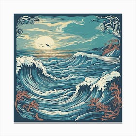 Ocean Waves Canvas Print