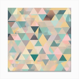 Abstract Triangles 2 Canvas Print