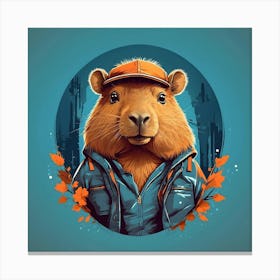 Capybara 3 Canvas Print