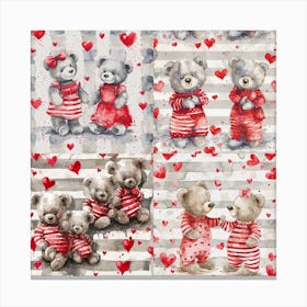 Teddy Bears Canvas Print