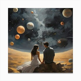 Ill Take You To The Stars For A Second Date Art Print Canvas Print