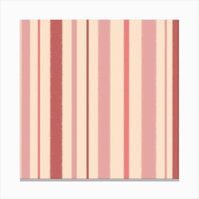 Pink stripes Canvas Print