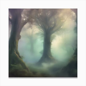 Forest Of Trees Canvas Print