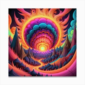 Psychedelic Art 7 Canvas Print