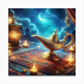 Egyptian Lamp 1 Canvas Print