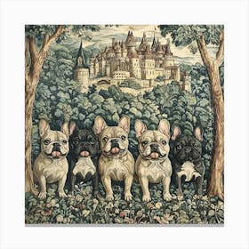 French Bulldog Tapestry 6 Canvas Print