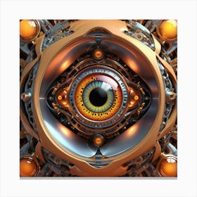Futuristic Eye 1 Canvas Print