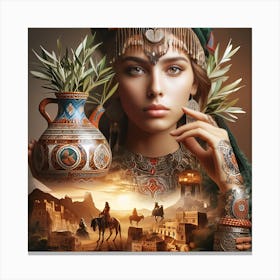 Egyptian Woman 5 Canvas Print