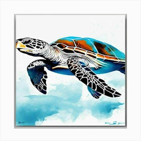 Sea Turtle Canvas Print