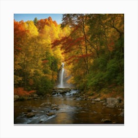 Fall In The Mountains Canvas Print