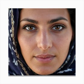 Afghan Woman Canvas Print