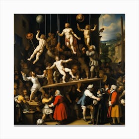 'The Hanging Of Jesus' 1 Canvas Print