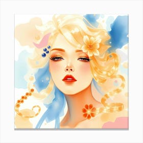 Hawaiian Girl 1 Canvas Print