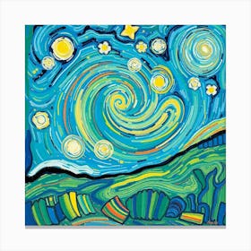 Starry Night 29 Canvas Print