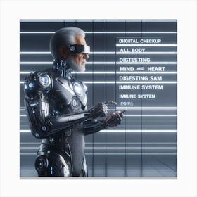 Futuristic Man 59 Canvas Print