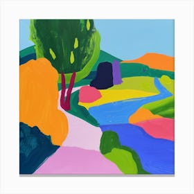 Abstract Park Collection Karlsaue Park Kassel 1 Canvas Print