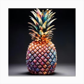 Rainbow Pineapple 1 Canvas Print