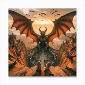 Dragons And Demons Canvas Print