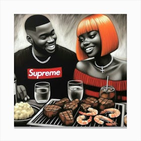 Supreme Couple 5 Canvas Print