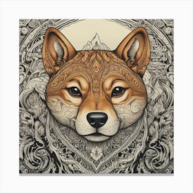 Shiba Inu 66 Canvas Print