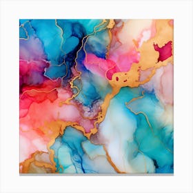 Abstract Watercolor Painting 7 Canvas Print