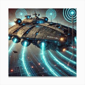 Aether Class Command Ship Canvas Print