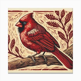 Cardinal Bird 1 Canvas Print