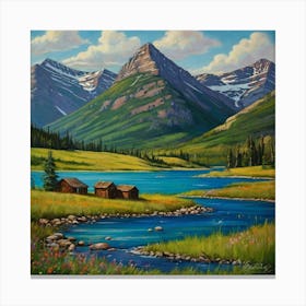 Default Waterton Lakes National Park Albertain This Nave Art P 1 (1) Canvas Print