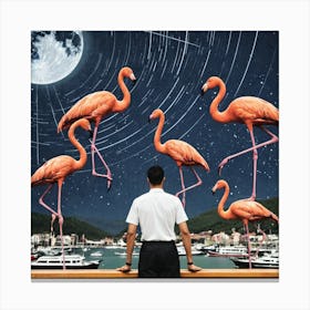 Flamingos 26 Canvas Print