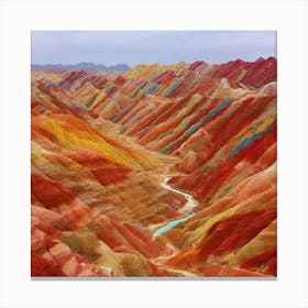 Zhejiang Desert landscape Canvas Print