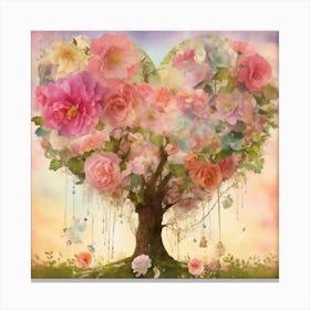 Heart Tree 9 Canvas Print