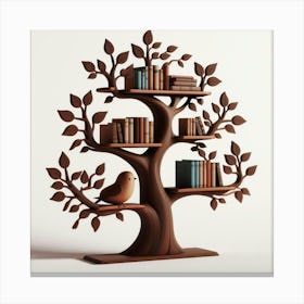 Tree Of Books Canvas Print