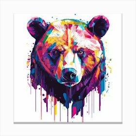 Bear Painting Canvas Print