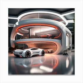 Futuristic House 8 Canvas Print