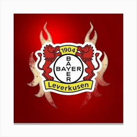 Bayer 04 Leverkusen Logo Wall Art 4 Canvas Print