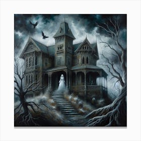 Haunted House 5 Canvas Print