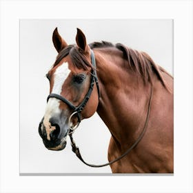 Portrait Of A Horse Canvas Print