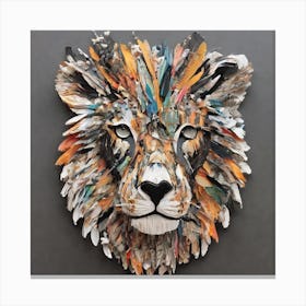 Lion Head Canvas Print