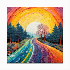 Road To The Sun Canvas Print