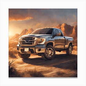 Gmc Sierra S10 Canvas Print