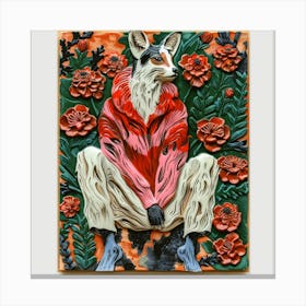 Foxy look Canvas Print