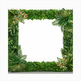 Tropical Frame 6 Canvas Print