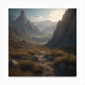 Desert Landscape 41 Canvas Print