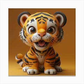 Tiger Cub 12 Canvas Print